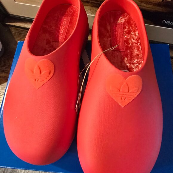 Adidas Adifom Stan Smith Mule Womens Sz 10 Valentines Day Platform Shoes JH7280 - Picture 5 of 13